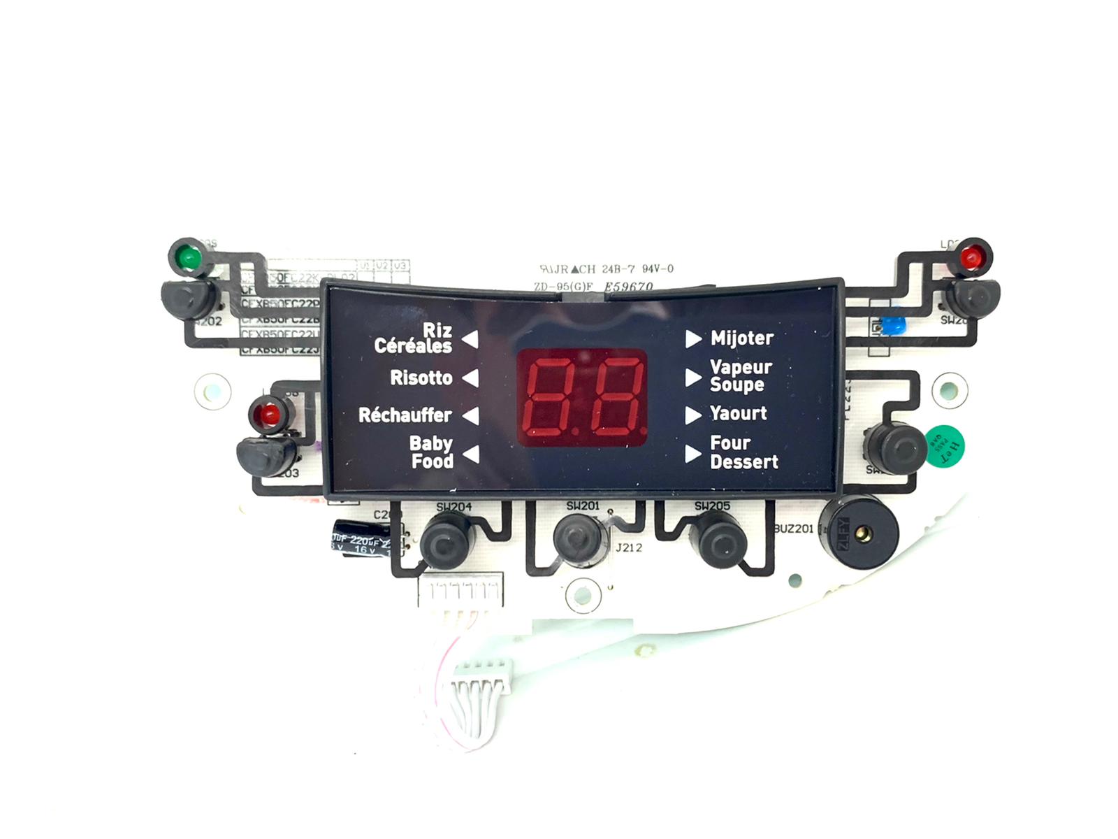 Control Board CFXB50FC22M-DL02 Moulinex 12 in1
