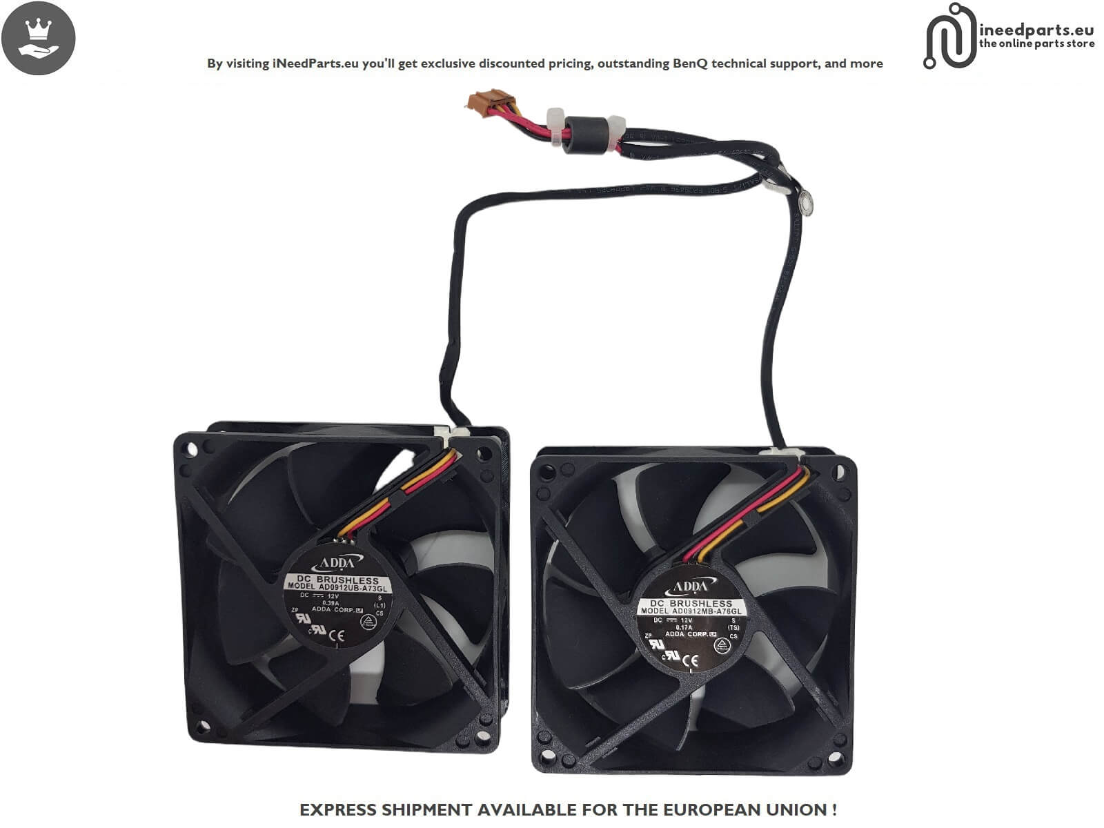 FAN*2 92*25 180/280 AD0912UB-A73GL TS BenQ Projector MP730