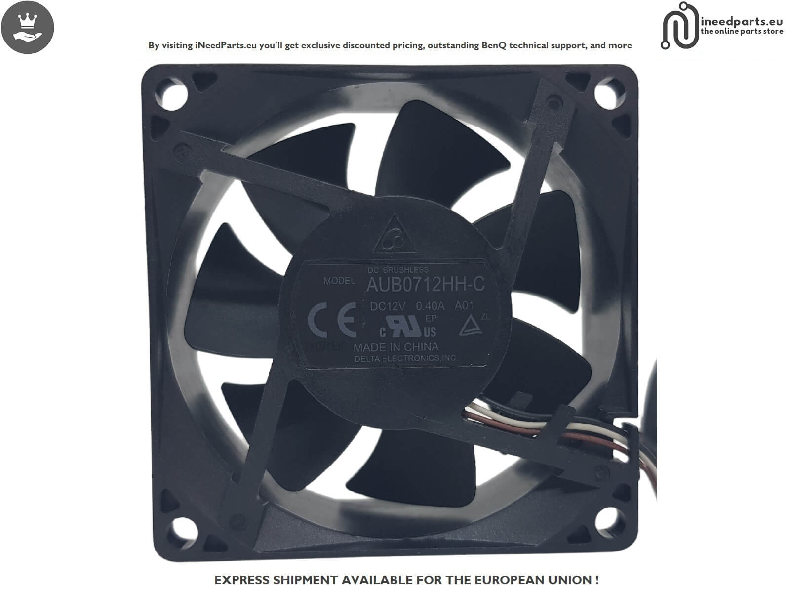 Delta Fan 70x70x25 170MM For Benq MH530, MS504, MS506