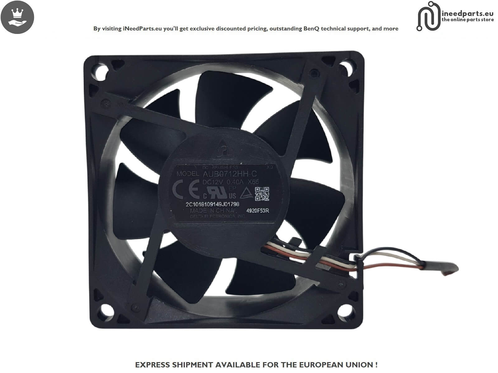 Fan 70*70*25 60MM AUB0712HH_FAN3 PRJ DX808ST