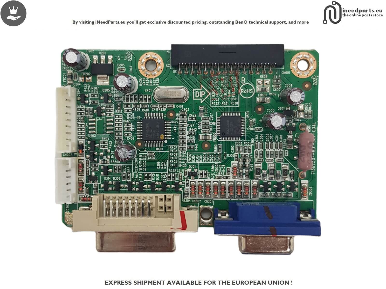PCBA INTERFACE BOARD SEC CBPCRRJBIQ1 LCD G2200W