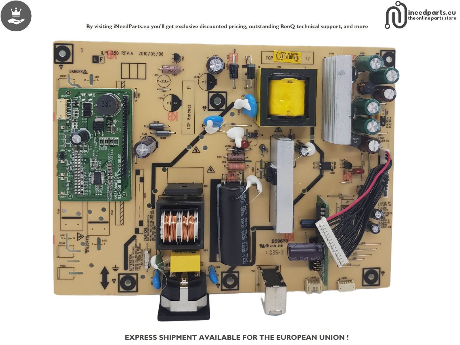 PCBA Power Board W/SPK LCD EW2420