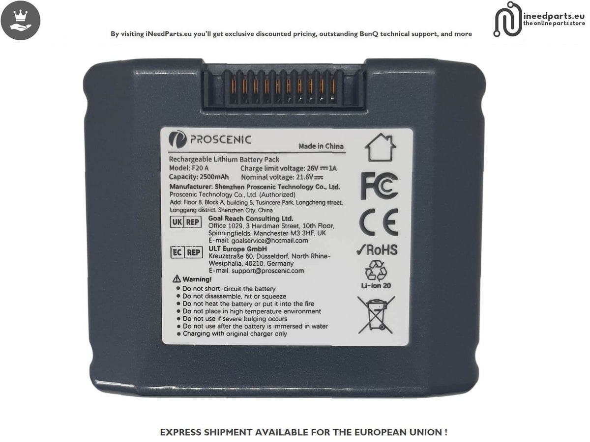 BATTERY FOR Proscenic F20A