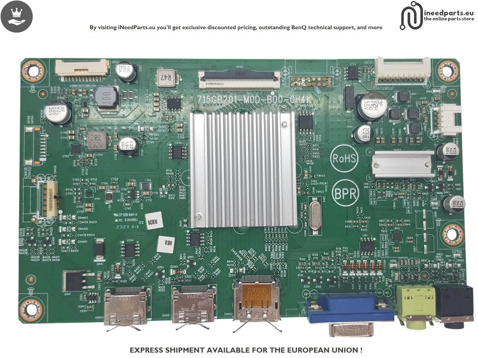 Main Board AOC monitor C24G2AE 715GB201-M0D-B00-0H4K 6342698M0051