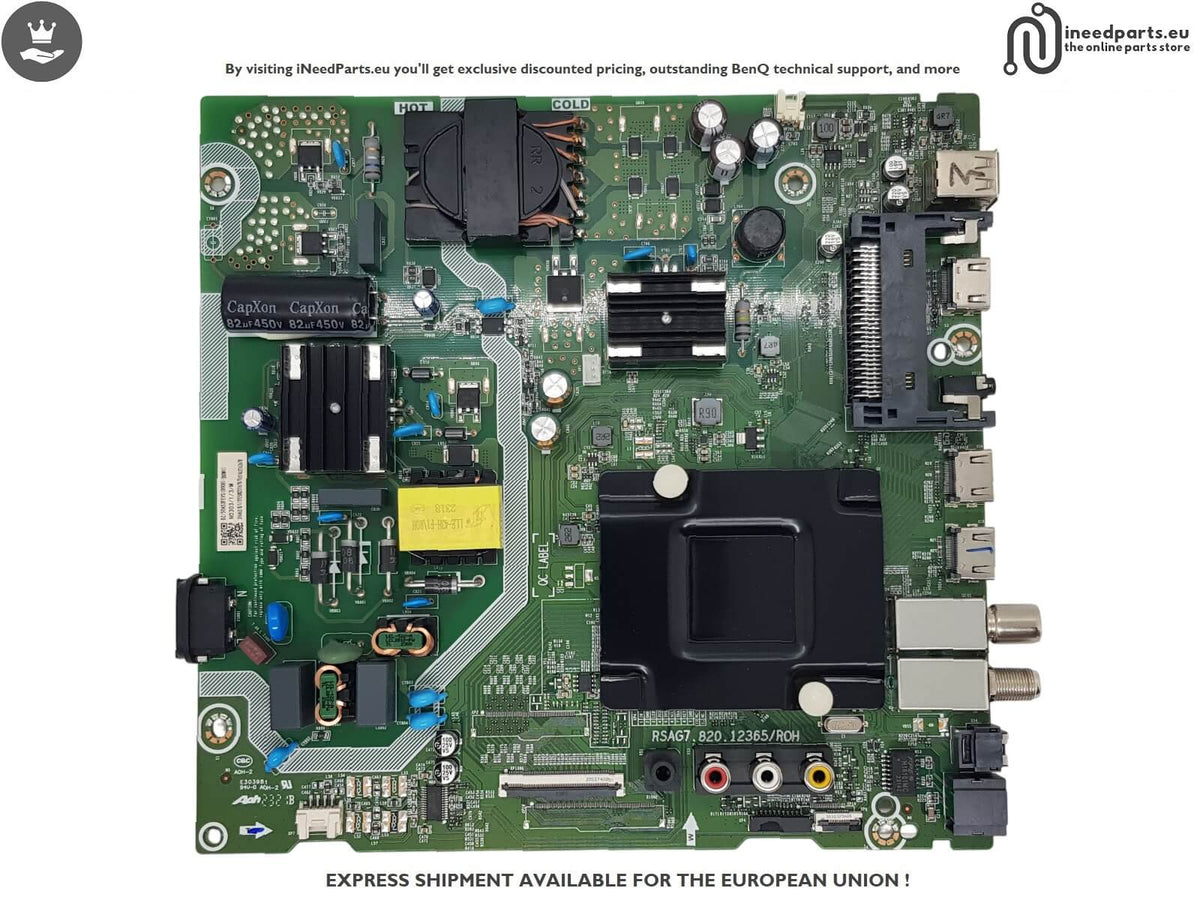 Main Board + Power Board TV HISENSE 50A6BG RSAG7.820.12365/ROH