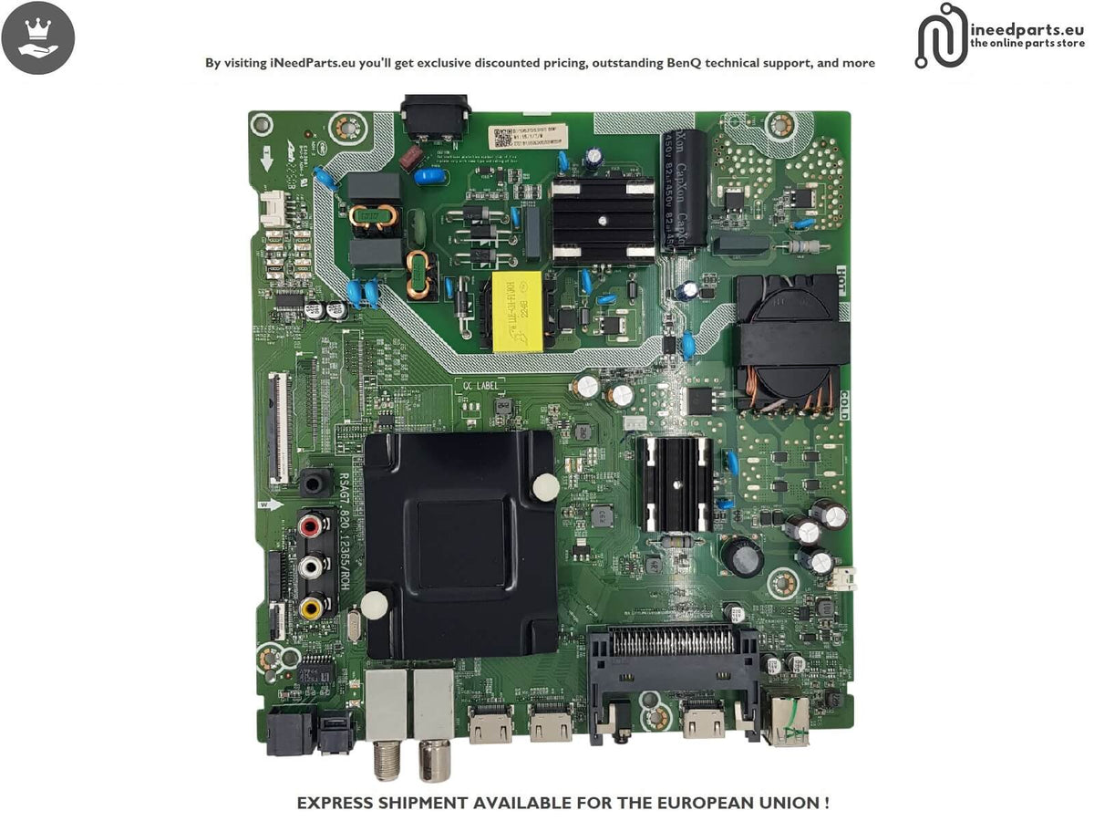 Main Board + Power Board TV HISENSE 50ABG RSAG7.820.12365/ROH