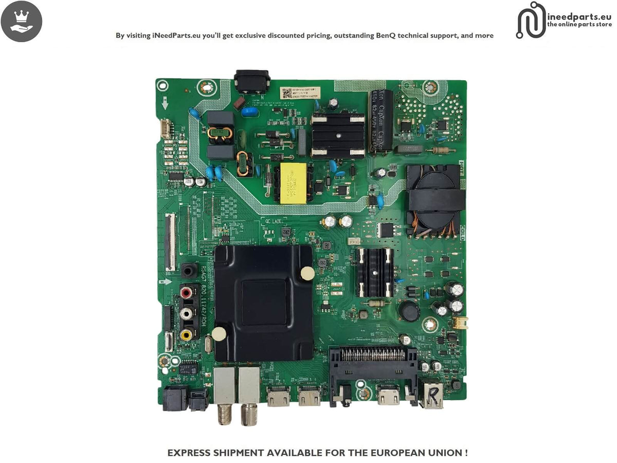 Main Board + Power Board TV HISENSE 55A6BG RSAG7.820.11742ROH