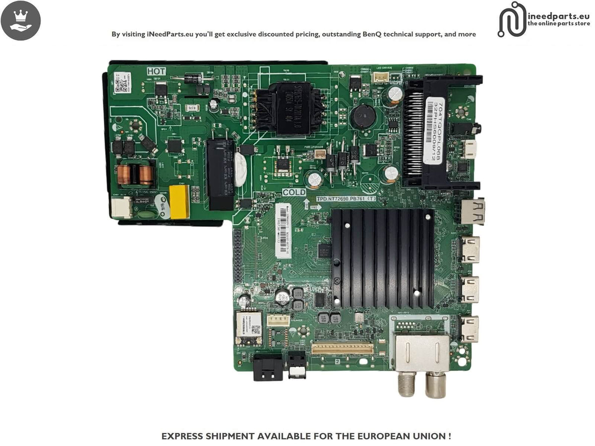 Main Board + Power Board TV PHILIPS 32PHS600912 TPD.NT72690.PB761