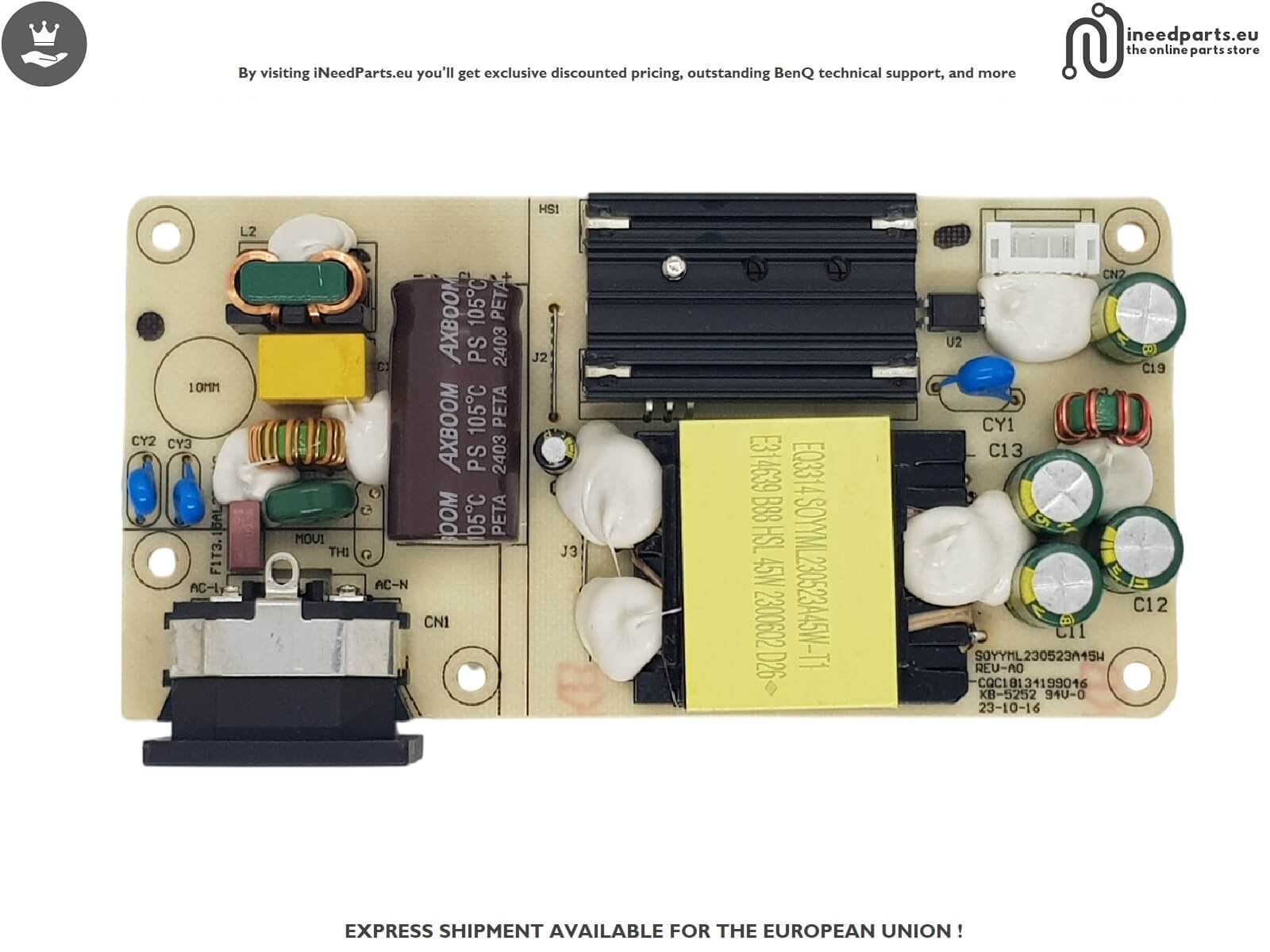 PCBA POWER BOARD VIEWSONIC VG2708A CQC18134199046