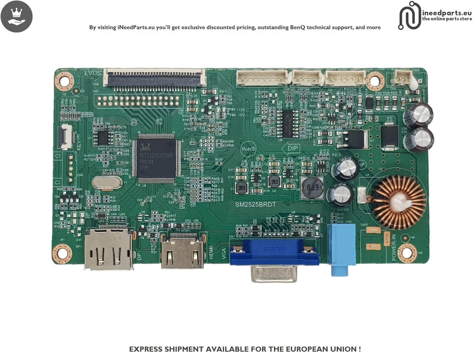 PCBA POWER BOARD VIEWSONIC VG2708A SM2525BRDT