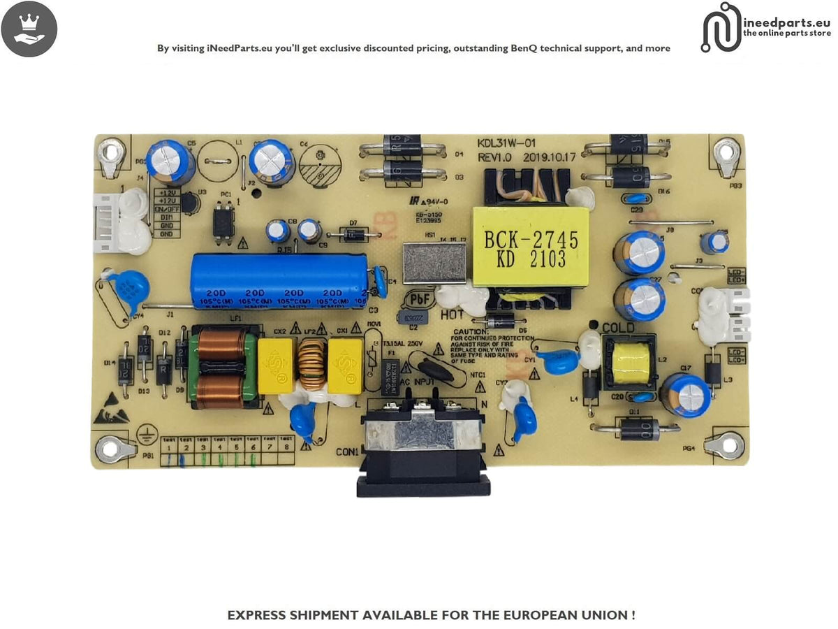 PCBA POWER BOARD VIEWSONIC VX2776-SMH KDL31W-01