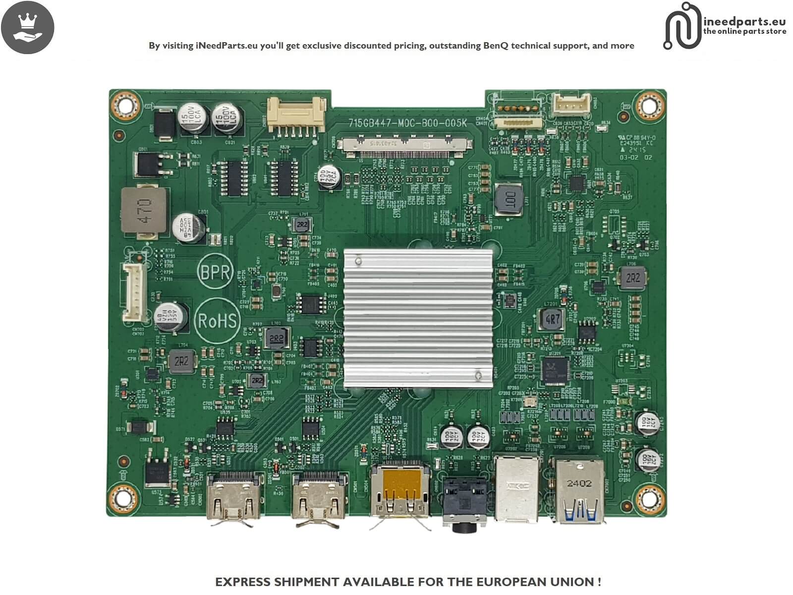 PCBA INTERFACE BOARD VIEWSONIC XG2431 715GB447-M0C-B00-005K