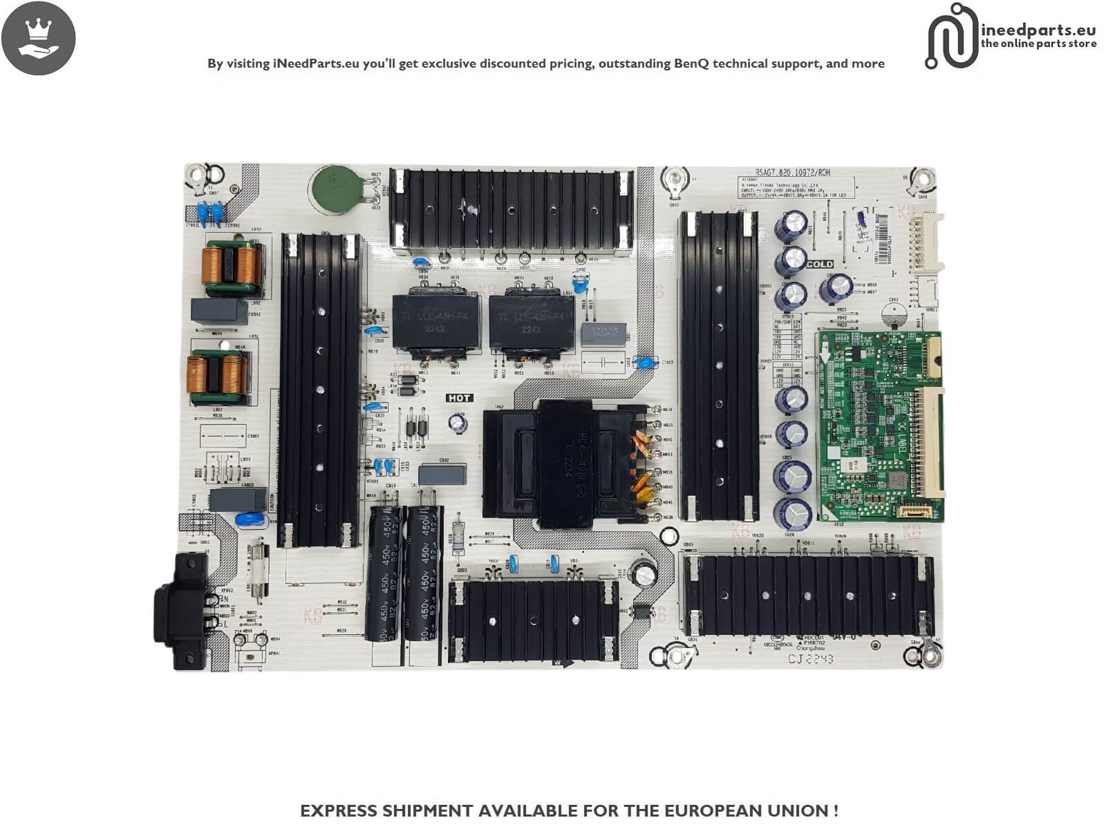Power Board TV HISENSE 65U7HQ RSAG7.820.10972ROH