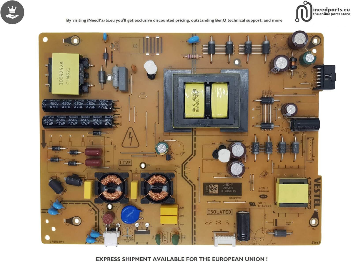 Power Board TV HITACHI 43HAQ6360 17IPS72