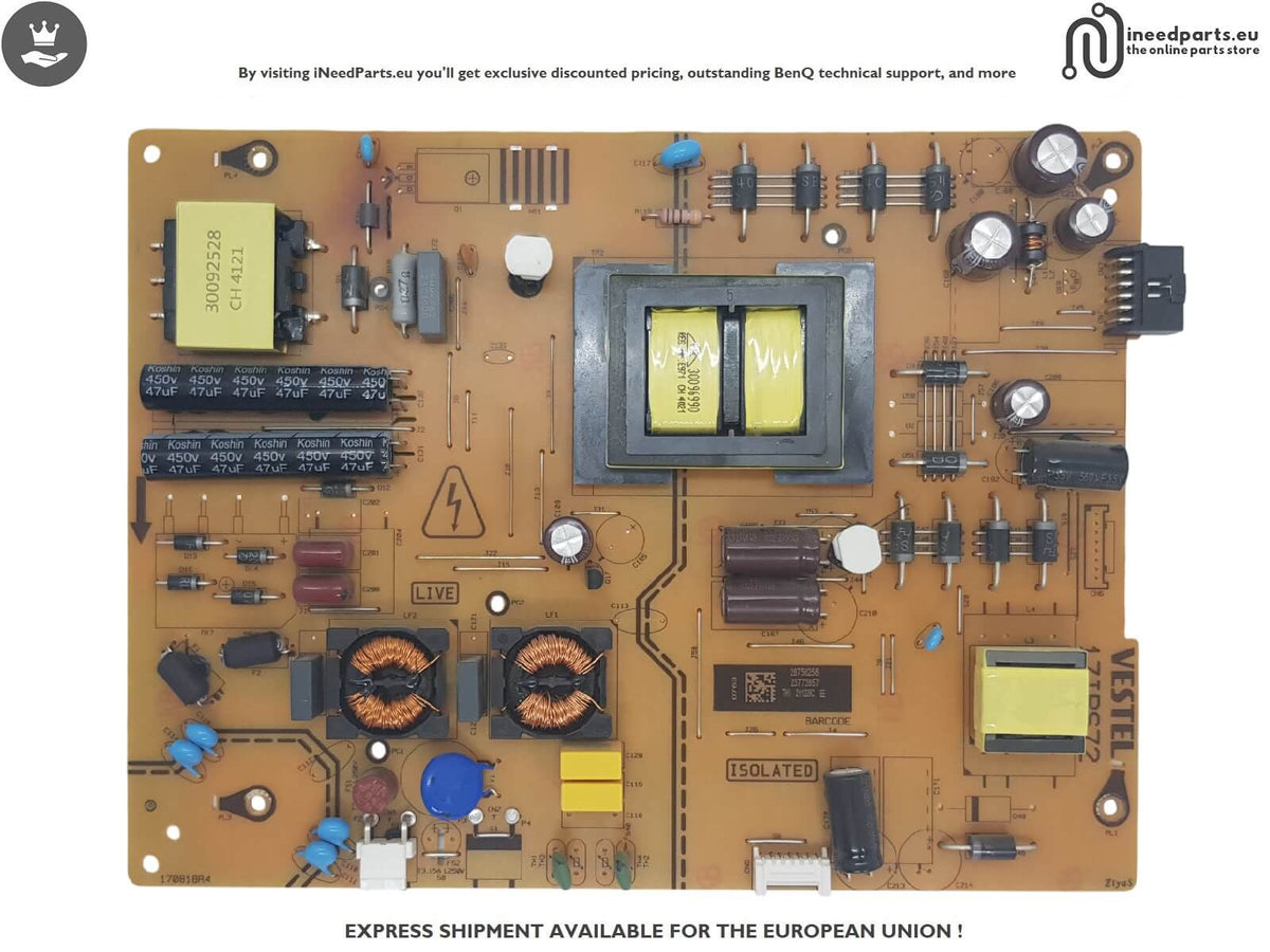 Power Board TV HITACHI 50HAK5350 17IPS72