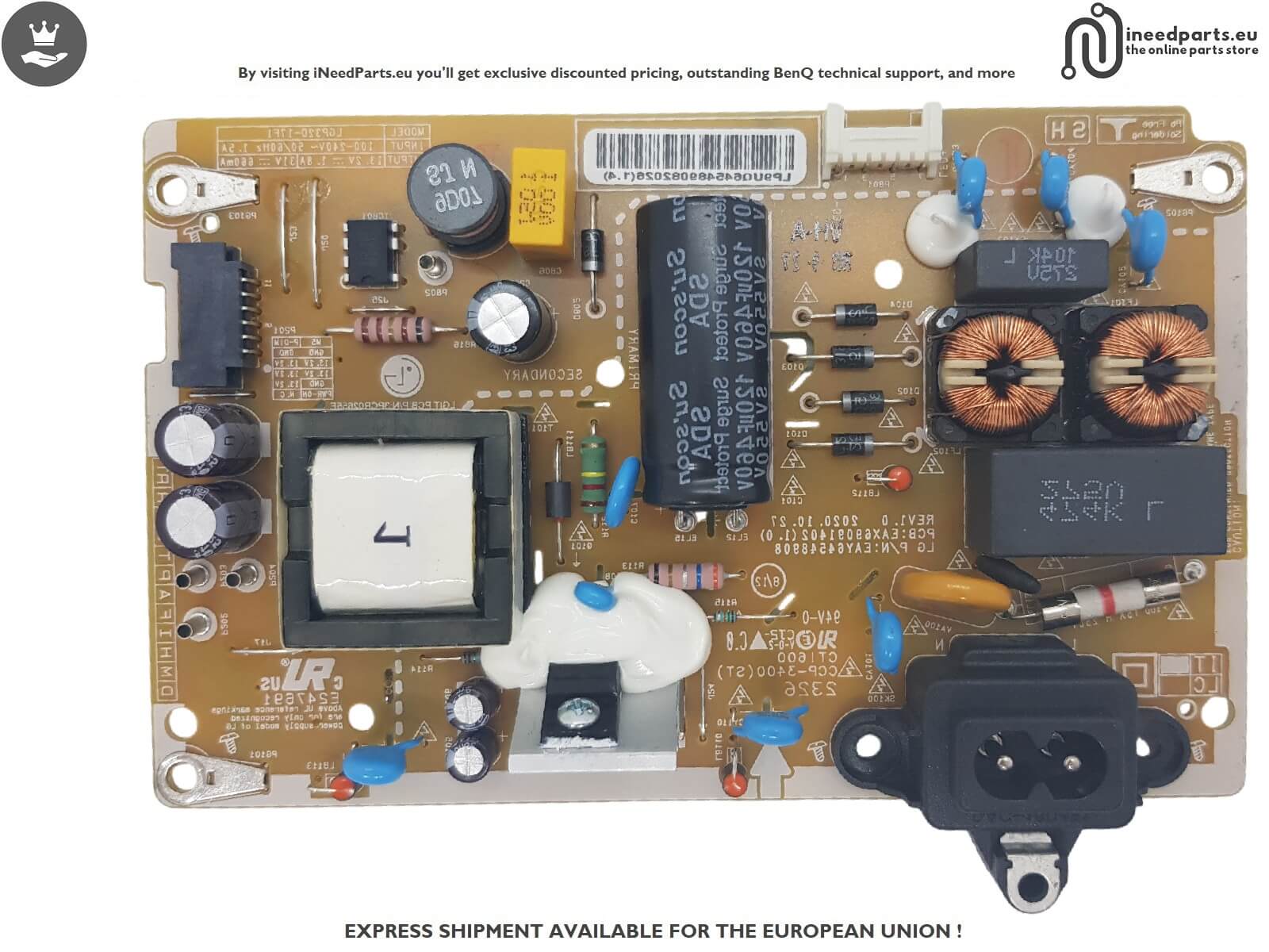 Power Board TV LG 32LQ630B6LA EAX69091402 LP9UQ645489082026