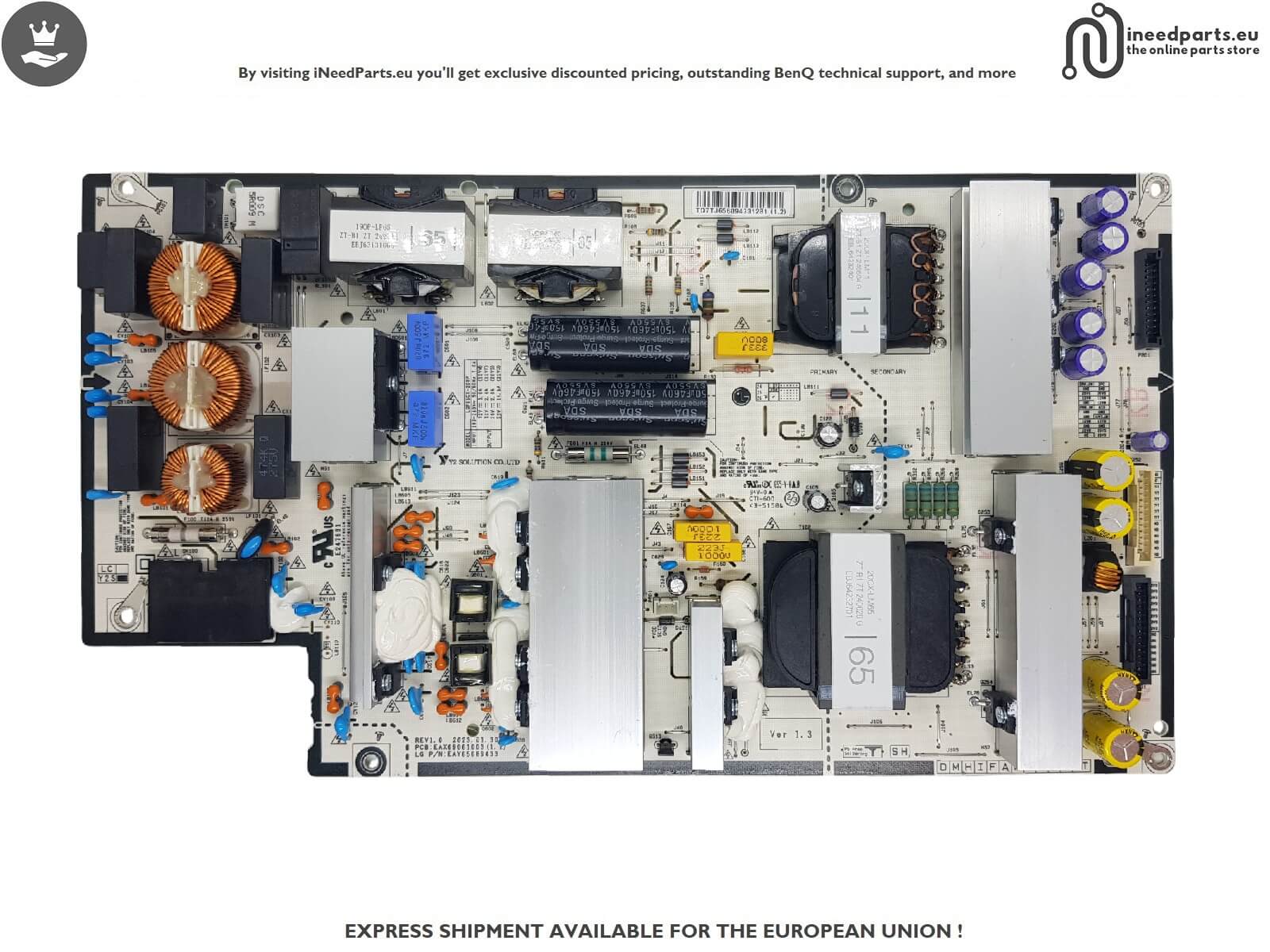 Power Board TV LG OLED65B42LA EAX69061003