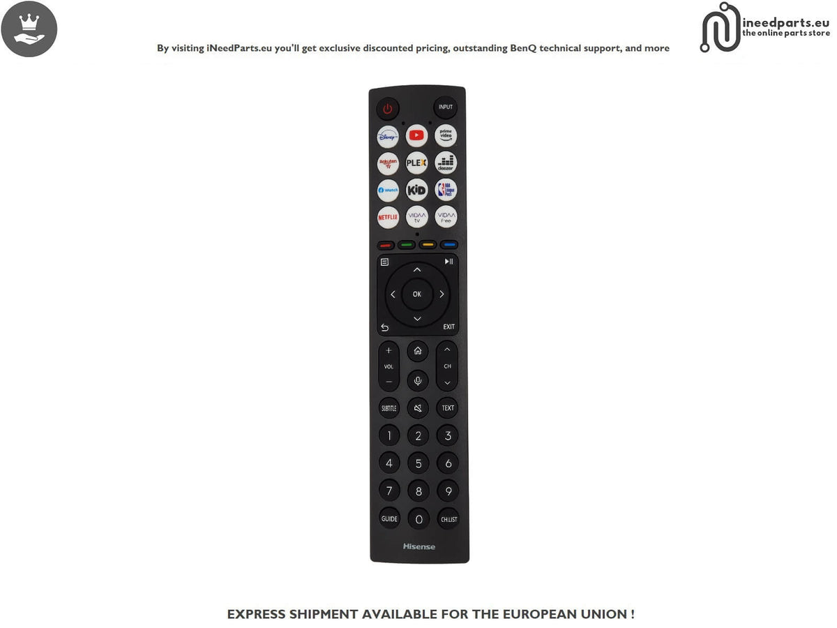 Remote Control TV HISENSE 65U7HQ