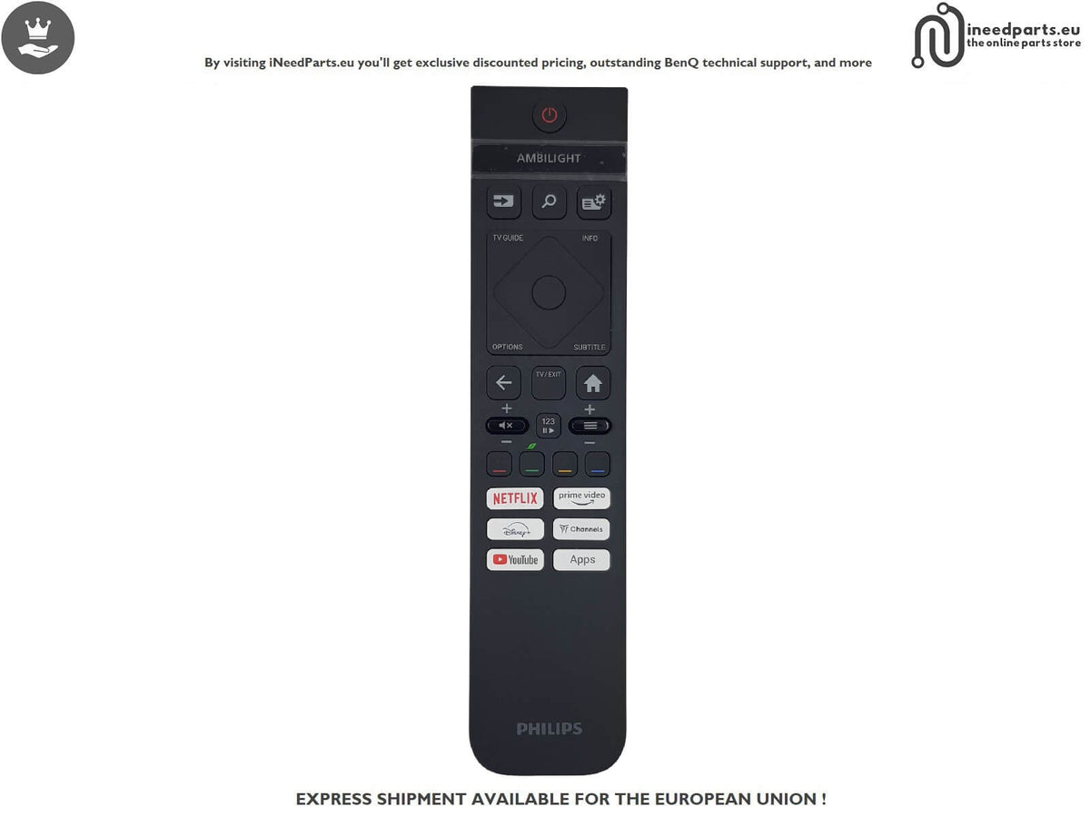 Remote Control TV PHILIPS 65PUS7009/12 RF543B-T1-03