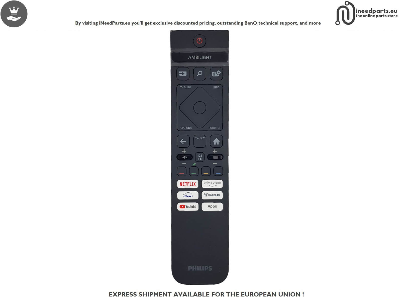 Remote Control TV PHILIPS 65PUS8079/12 SRC-3215