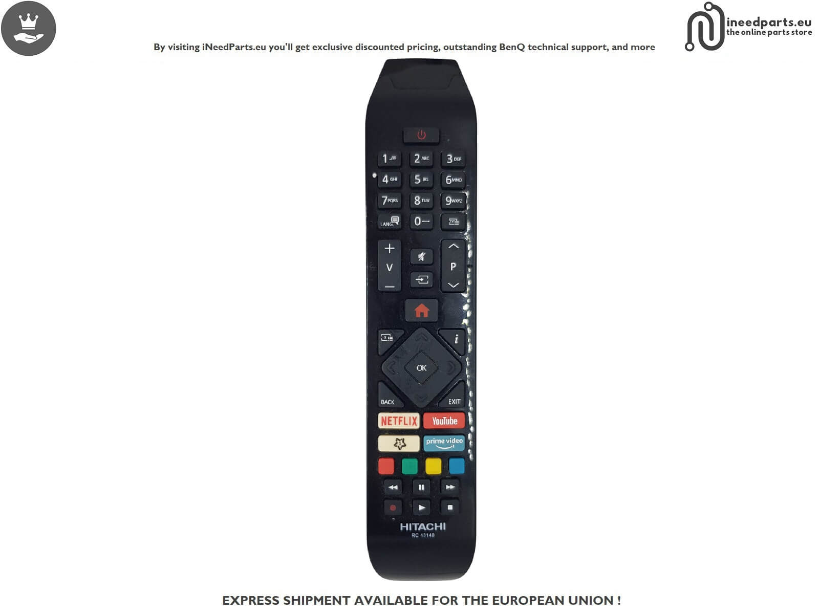 Remote control TV HITACHI 50HK6100 SRC-4314
