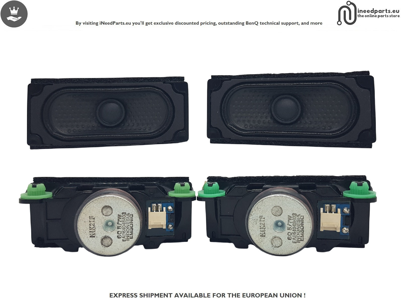 Speakers TV LG 27TQ615S-PZ EAB64048403 N4DK2IF