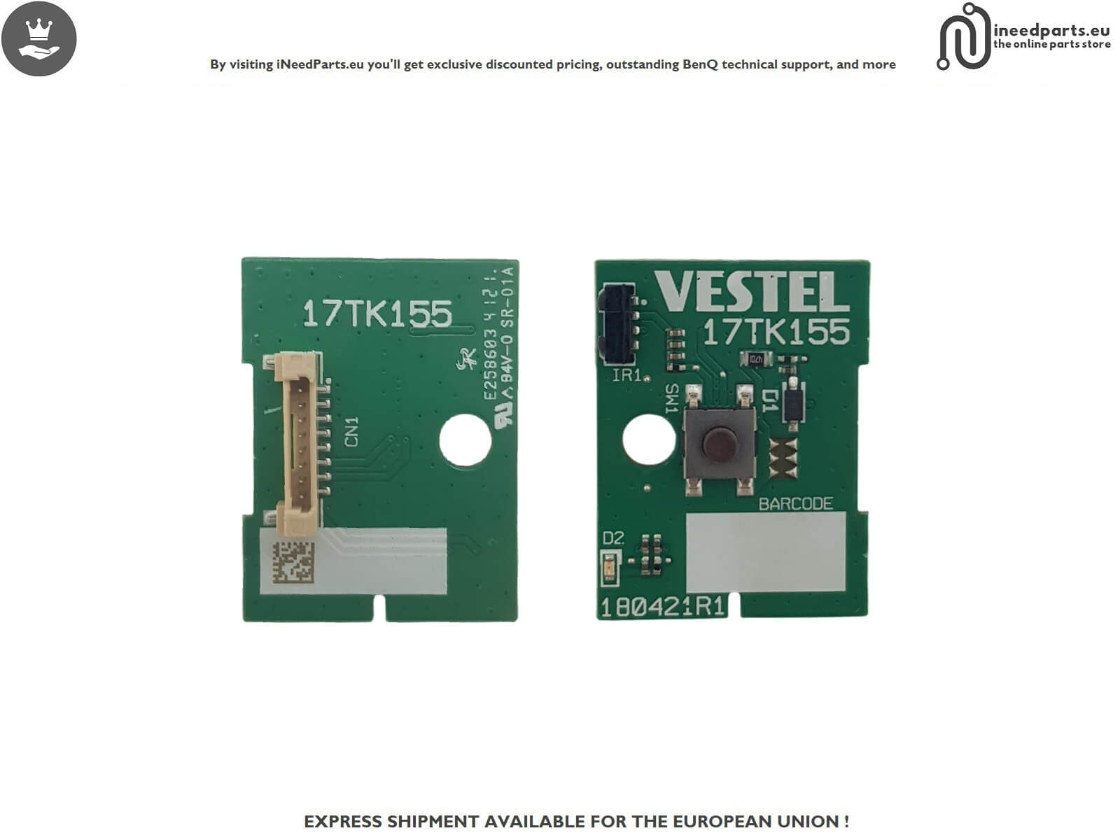 Switch Board TV HITACHI 43HAQ6360 17TK155