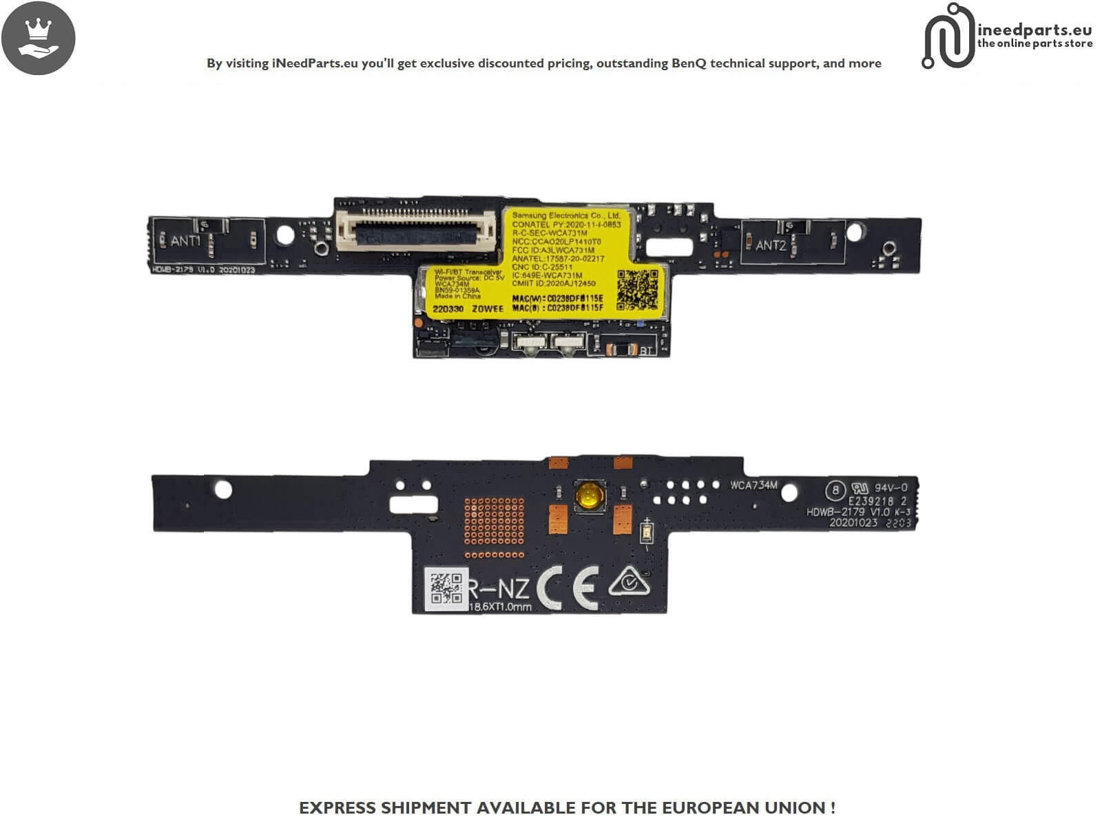 Switch Board TV SAMSUNG 50AU8002K BN59-01359A