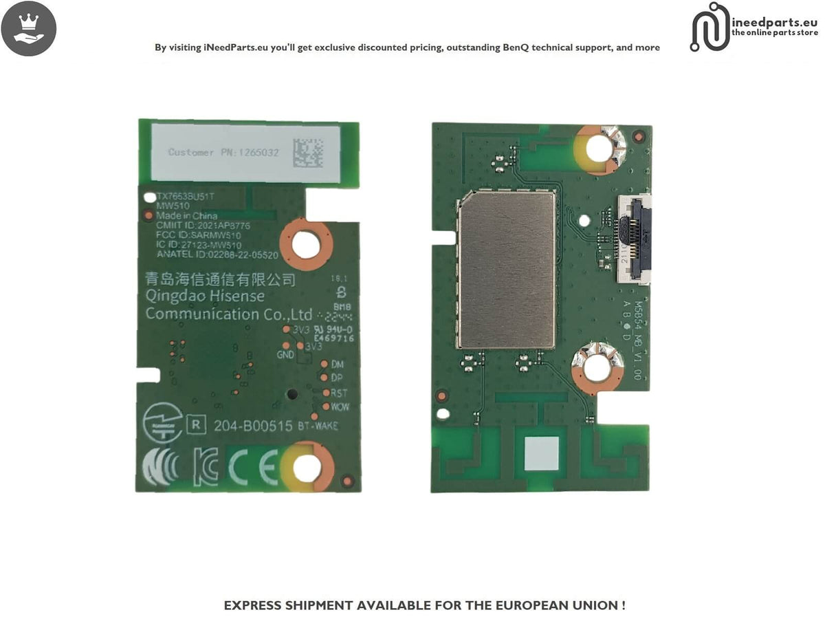 WiFi Board TV HISENSE 58A7G1 M5B54_MB_V1