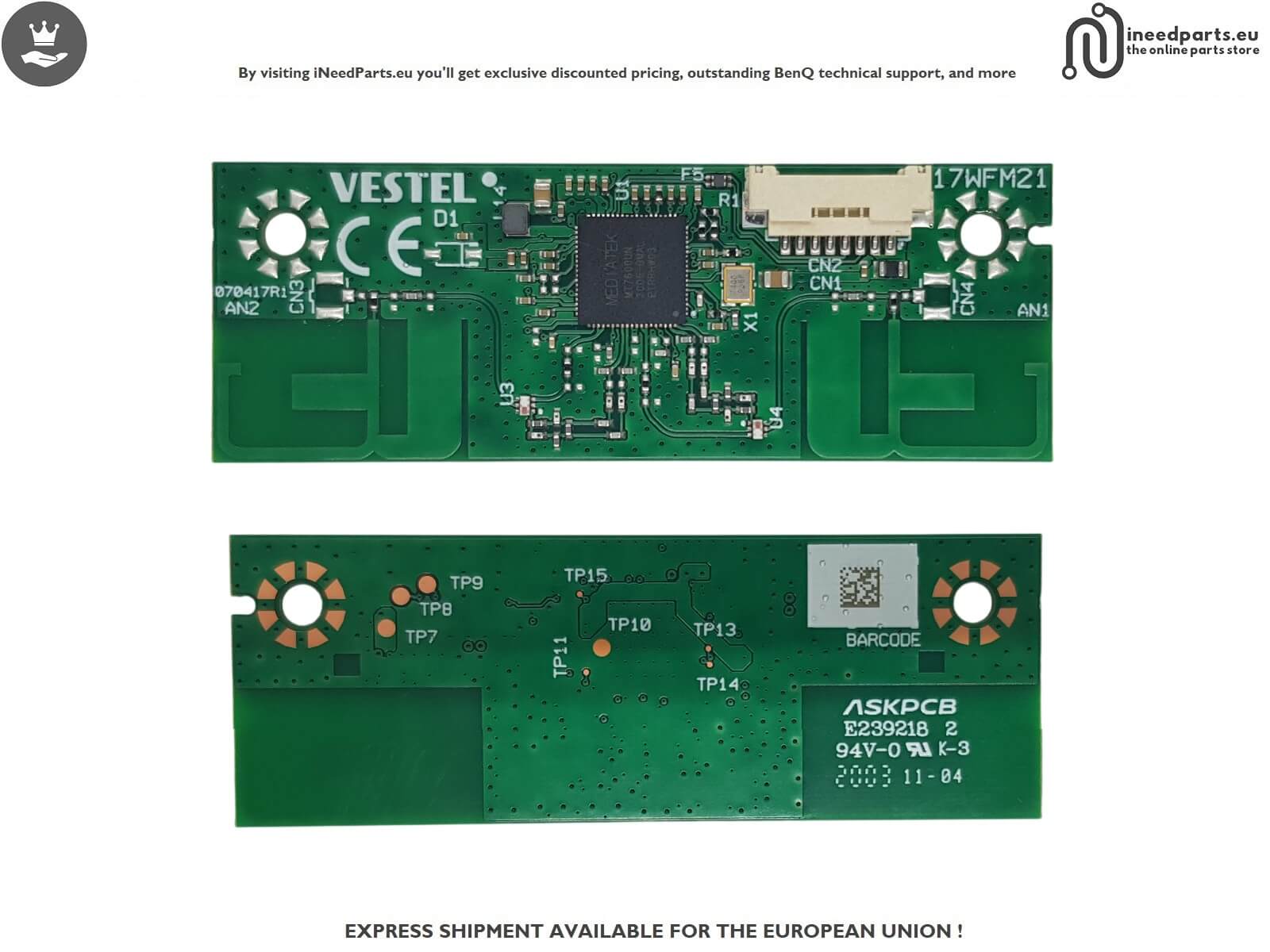 WiFi Board TV HITACHI 50HK5601 17WFM21