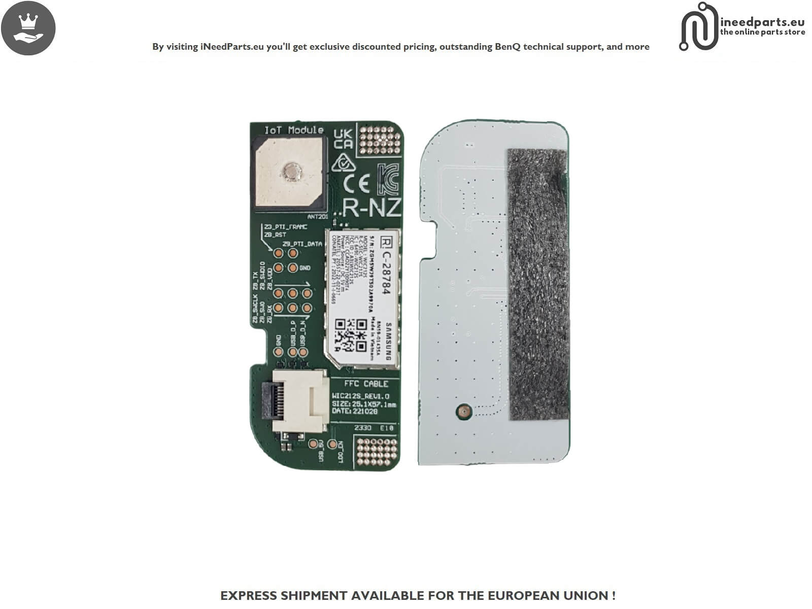WiFi Board TV SAMSUNG QE50Q60CAU BN59-01435A