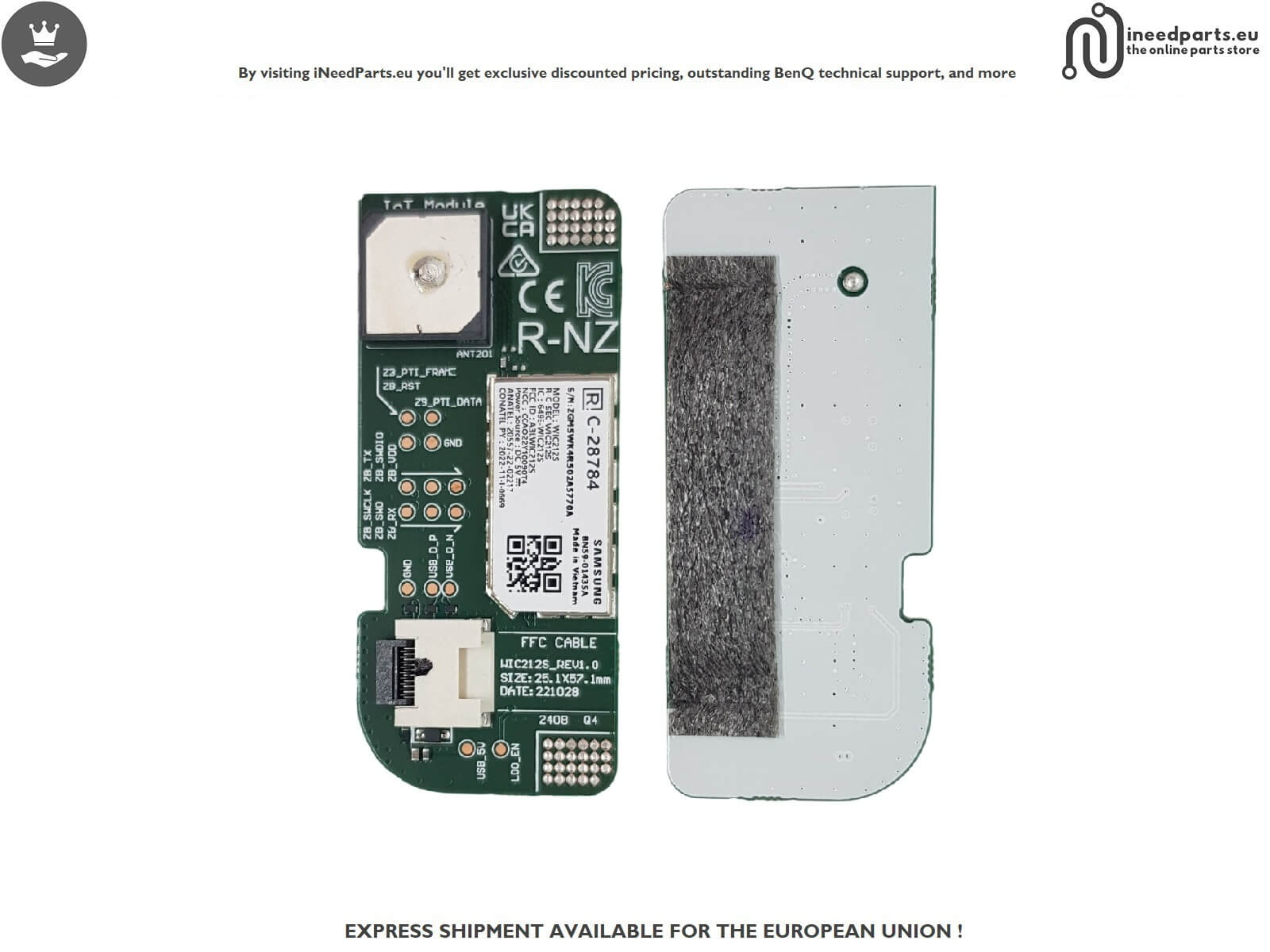 WiFi Board TV SAMSUNG QE55Q60DAU BN59-01435A
