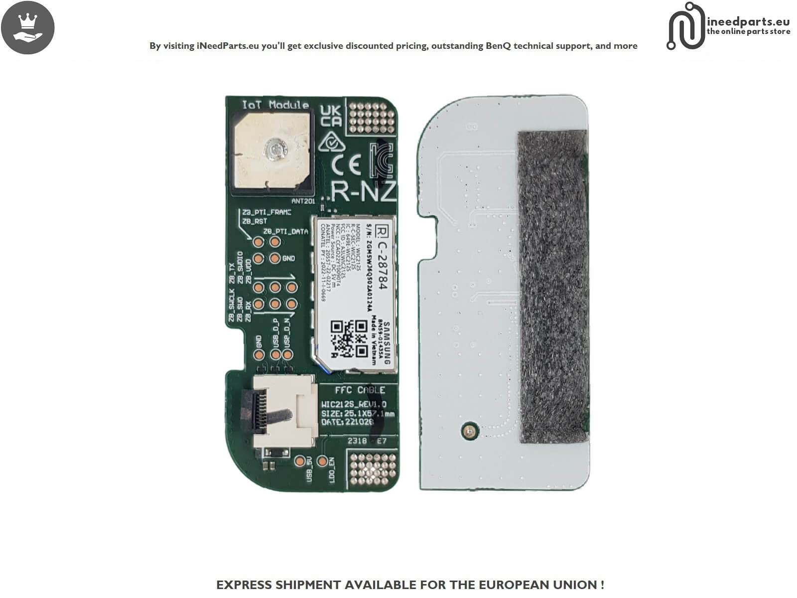 WiFi Board TV SAMSUNG QE55QN95CAT WCB734M
