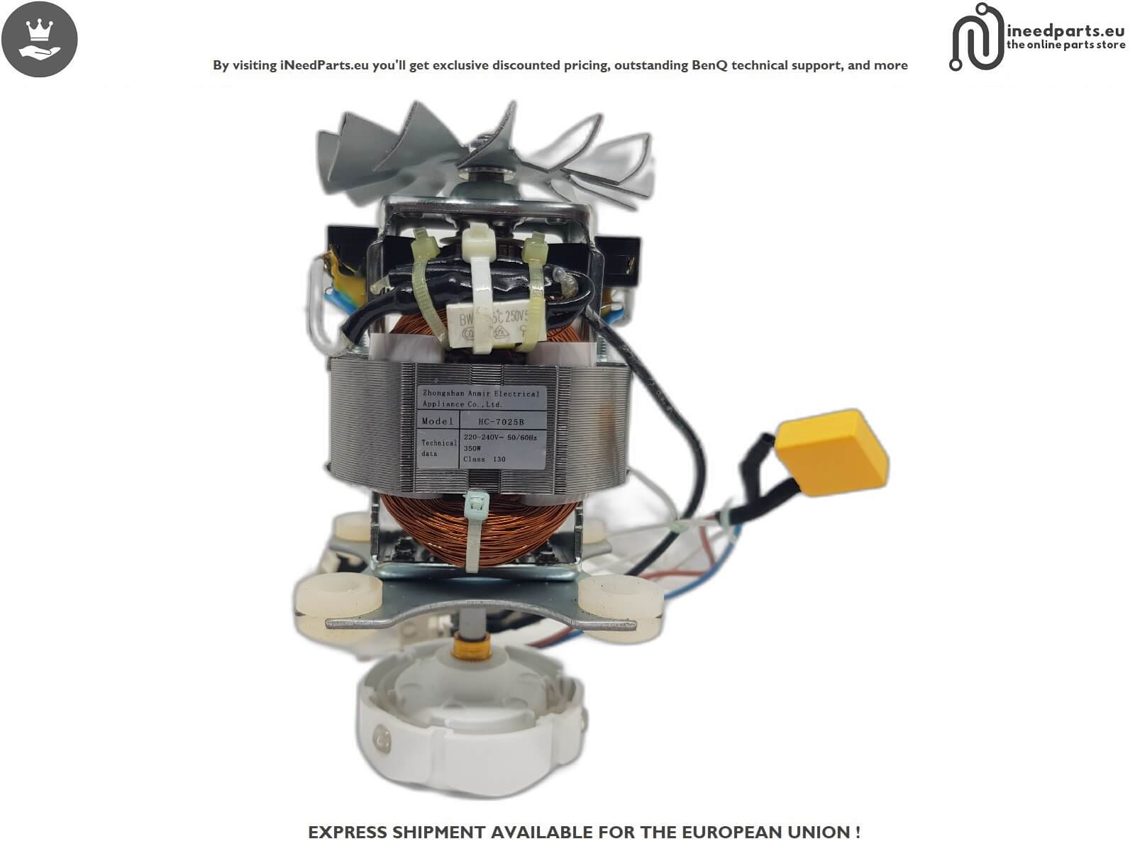 Motor Model HC-7025B  220-240 V, 350 W CLAS 130 for Moulinex JU3701 Frutelia