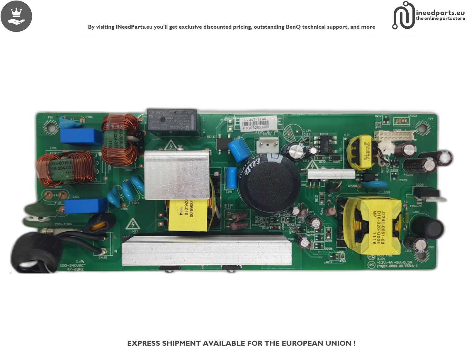 Power Board for Benq Projector MS510 MW512 MX511