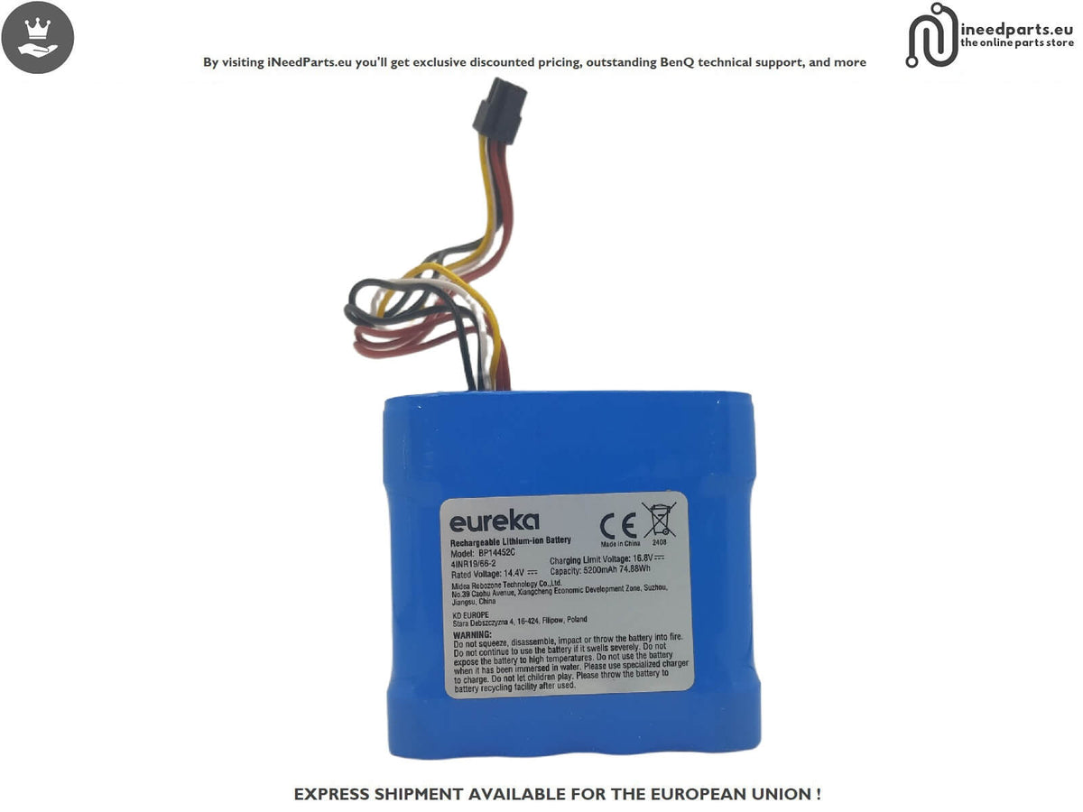 Battery for Eureka E10S Vacuum Cleaner