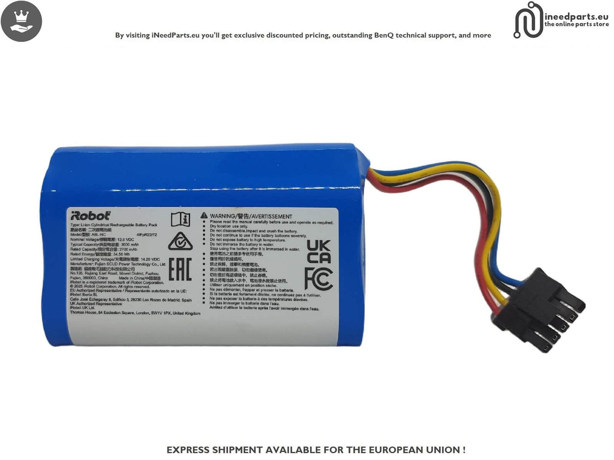 Battery for iRobot Roomba 105 Combo Robot Vacuum