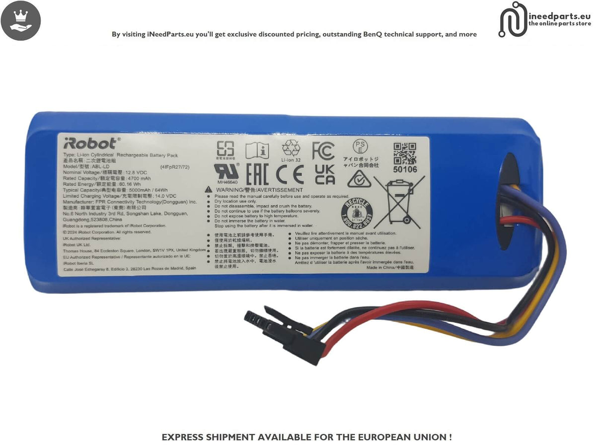 Battery for iRobot Roomba 505 Plus Combo Vacuum Cleaner