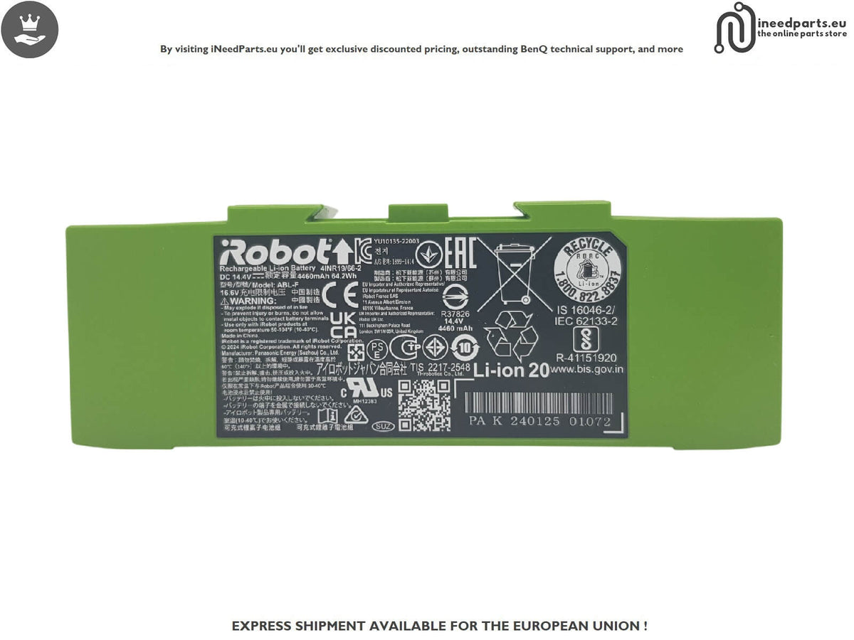 Battery for iRobot Roomba Combo J9+ Vacuum Cleaner