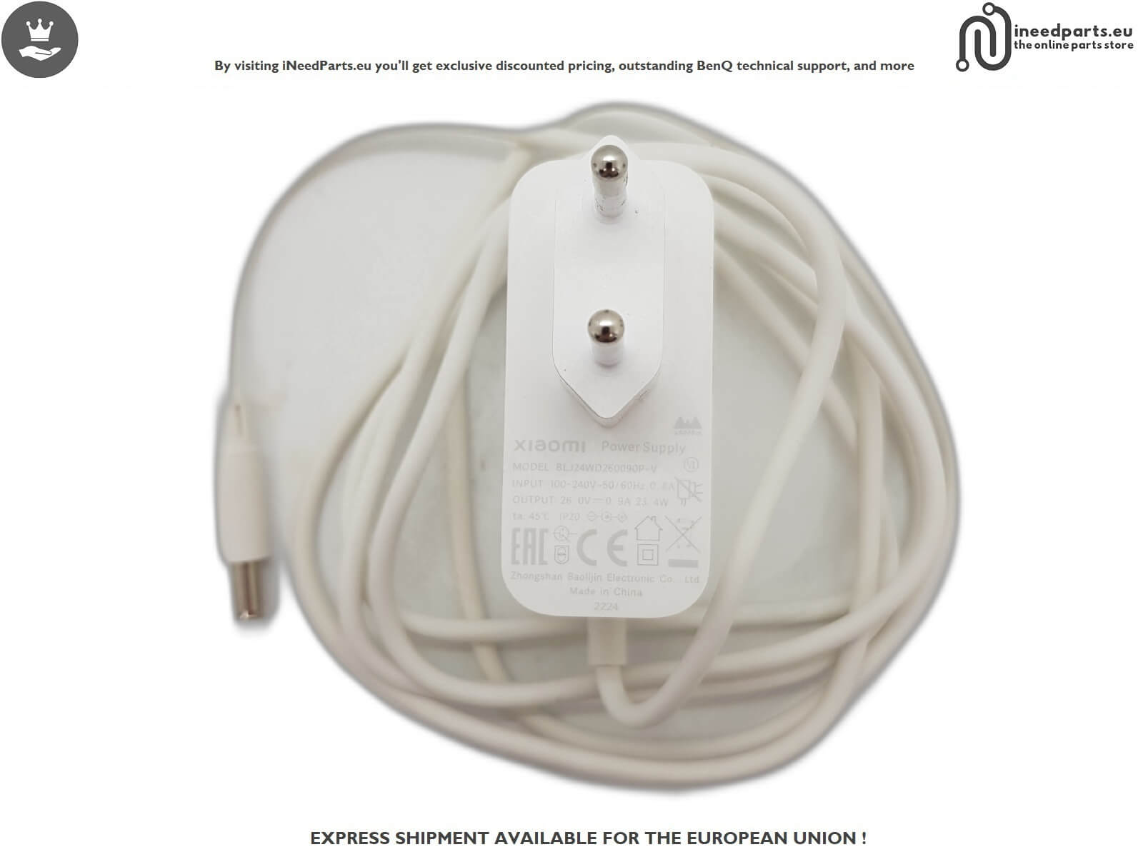 Charger for Xiaomi G11 Vacuum Cleaner