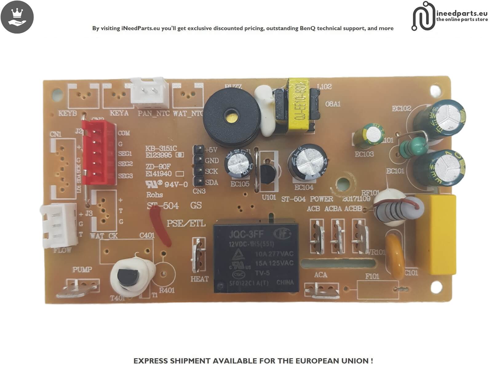 Control Board for Princess Coffee Machine 01.249451.01.001