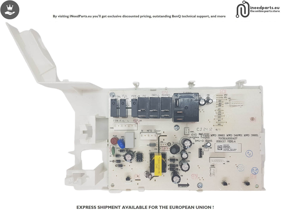 Control Board for Whirlpool MWSC 9133 SB MWD 299IX MWD 349WH MWD 399SL 70C82A0001437