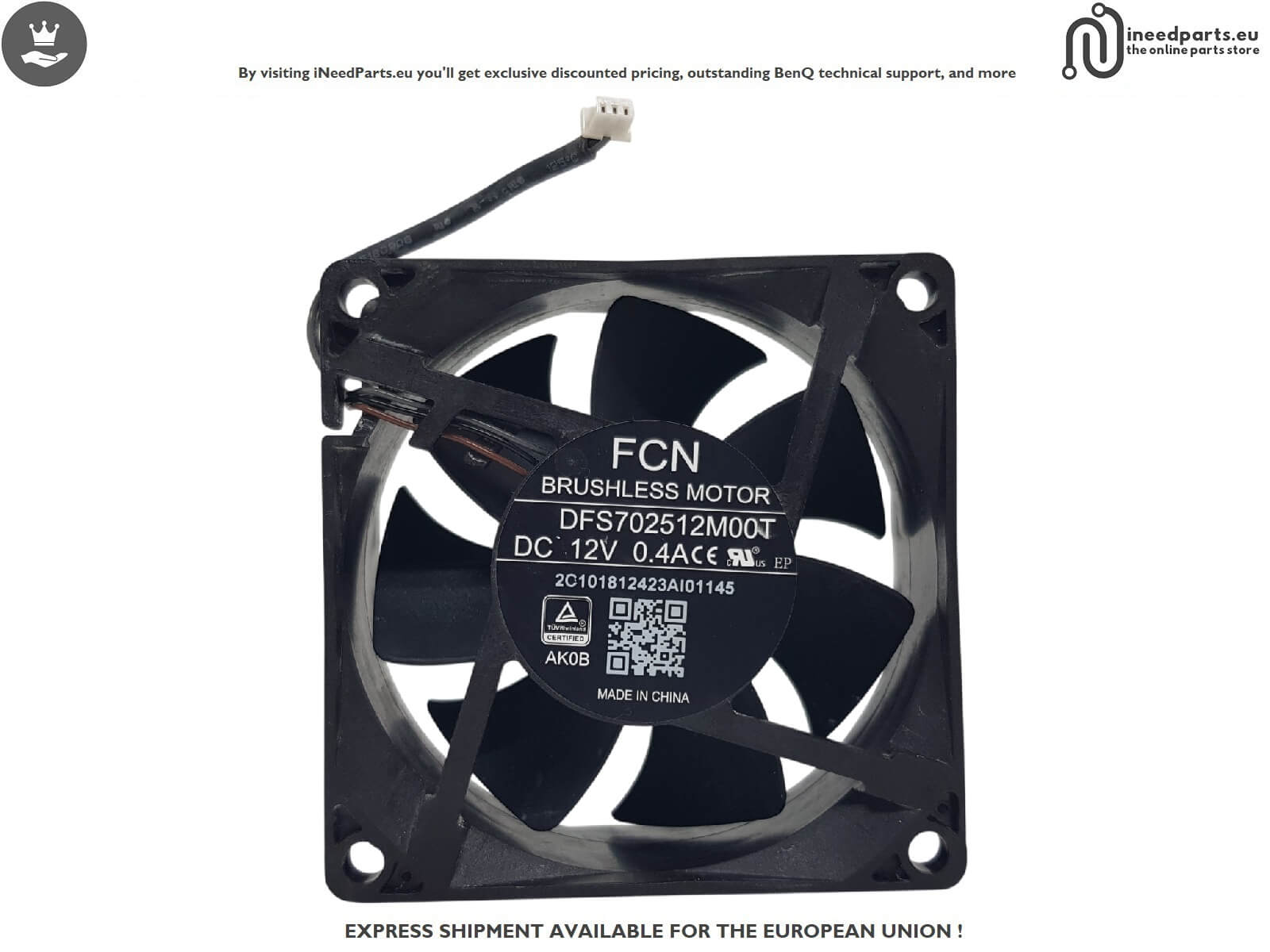 FAN 70*70*25 60MM DFS702512 PRJ DX808ST