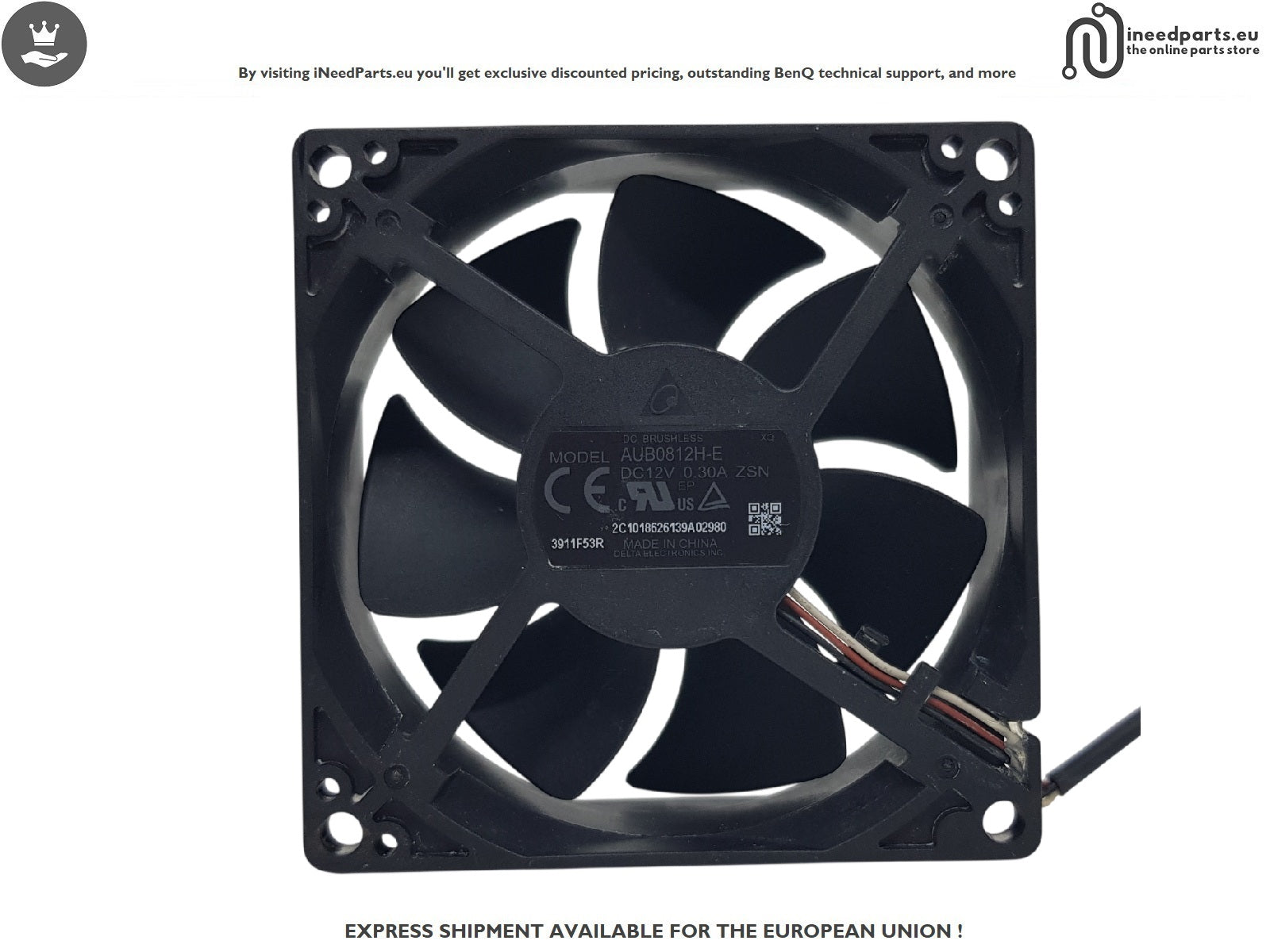FAN 80*80*25 200MM LAMP FAN PRJ MU607