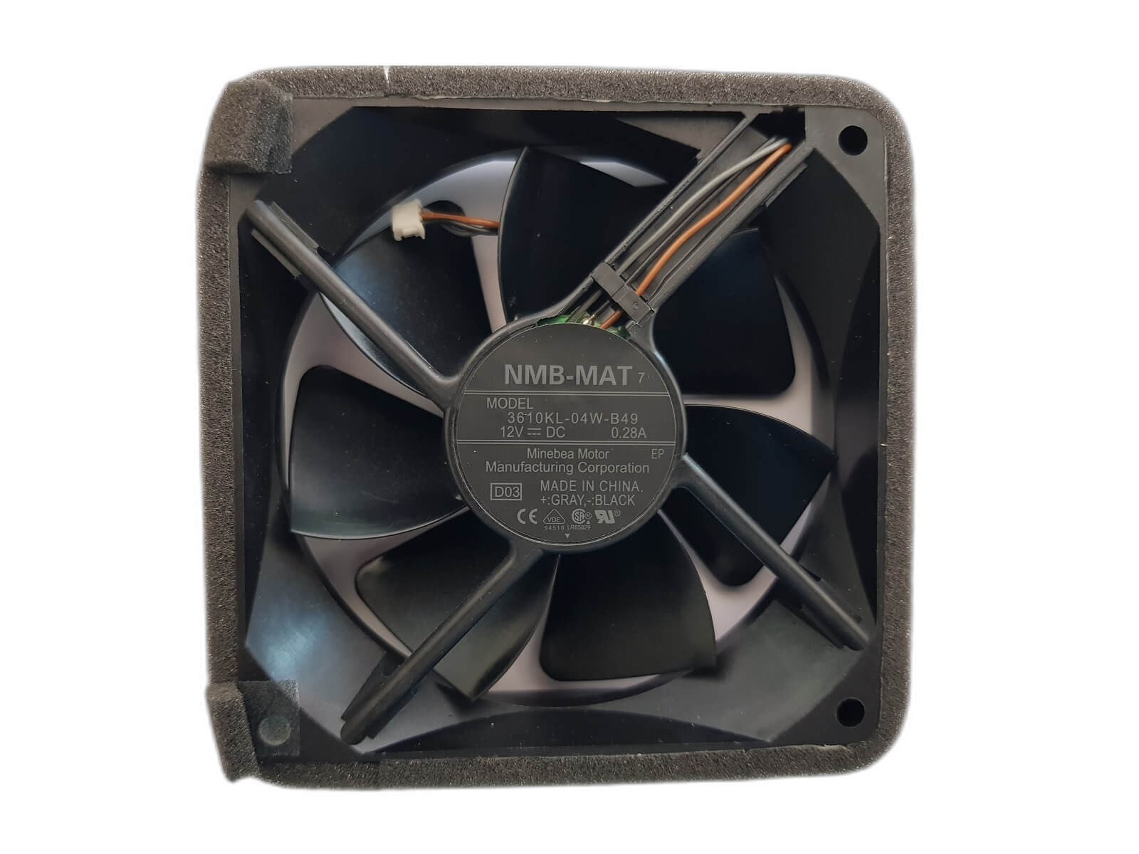FAN NMB-MAT 3610KL-04W-B49 for BenQ MP778 Projector