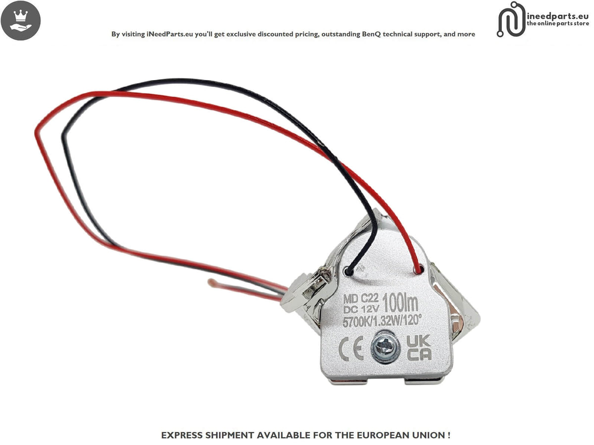 LED Light for Bosch BFL523MW1F, Series 4, Microwave, Recessed, White MD C22 DC 12 V  5700K/1.32W/120