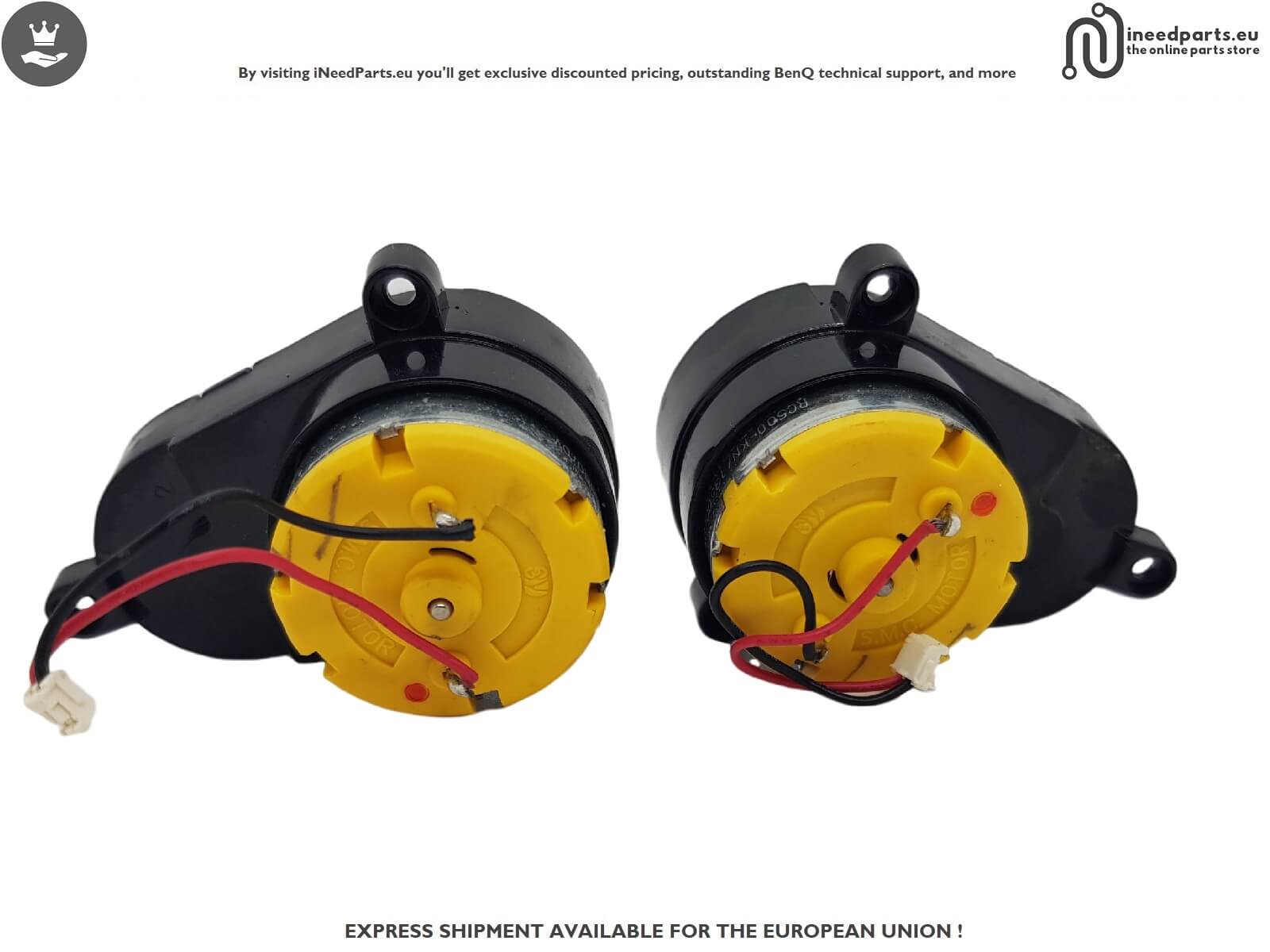 Left and Right Brush Motor for Cecotec Conga 1990 Connected T