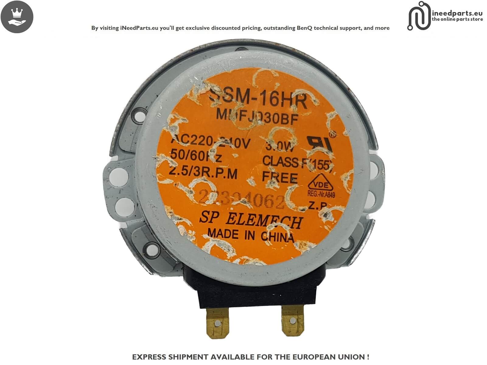 Motor for Samsung MC32K7055CT/ET SSM-16HR MMFJ030BF