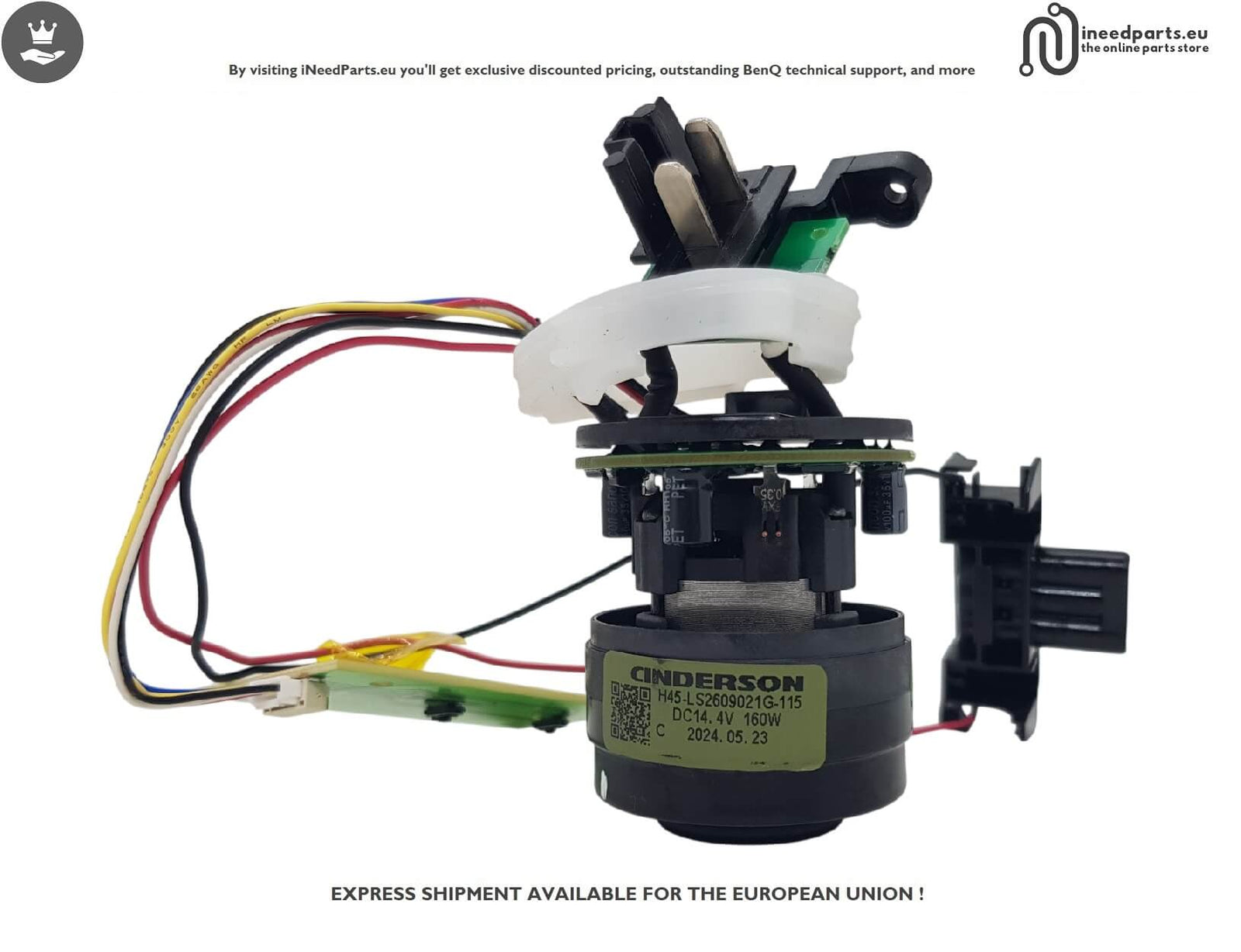 Motor for Shark Wandvac 2.0 (blue/black) CINDERSON H45-LS260902G-115