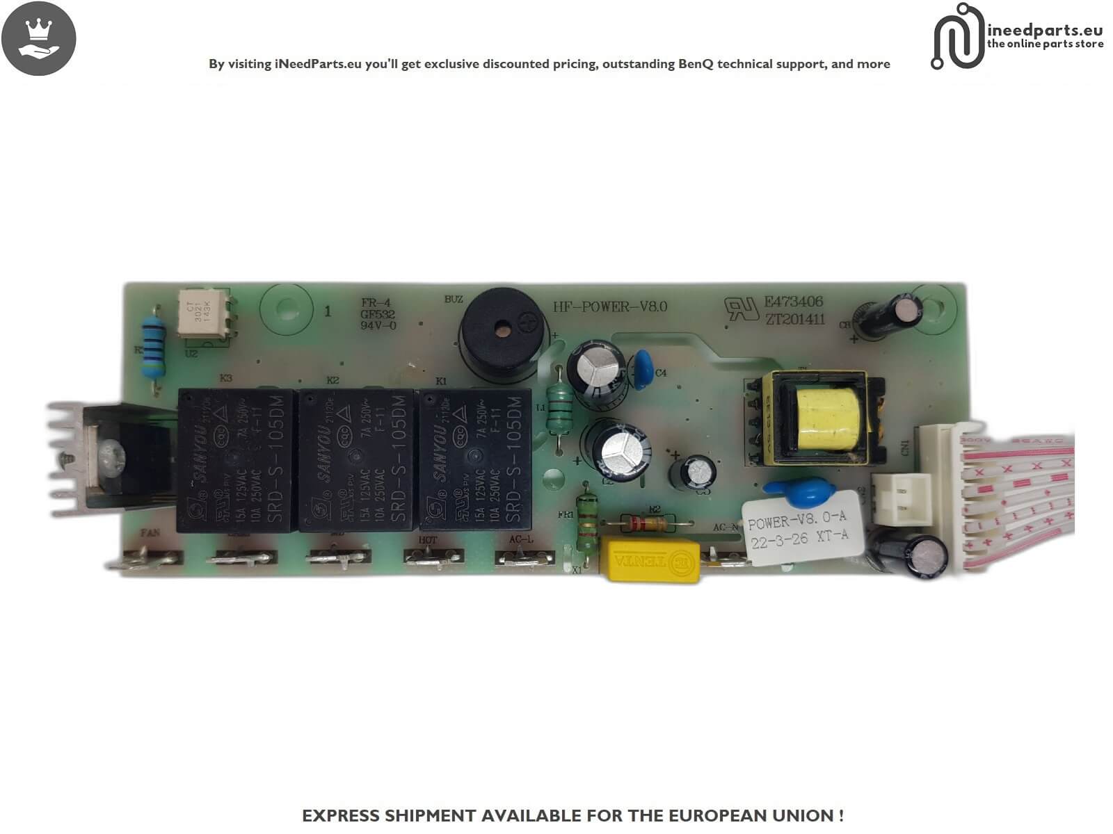 Power Board for Princess Deluxe Mini Oven and Deep Fryer 11L 182075